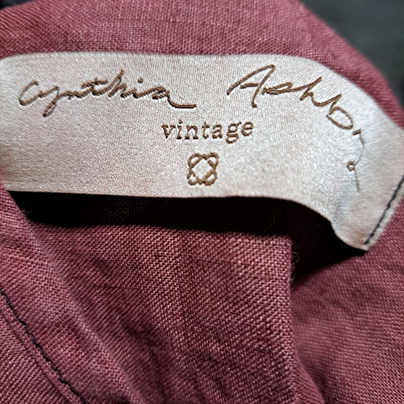 Cynthia Ashby Vintage Linen dress - Picture 4 of 6